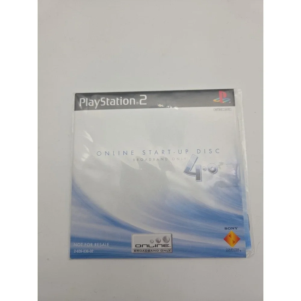 Online Start Up Disc 4.0 for Sony Playstation 2 PS2 *BRAND NEW SEALED*
